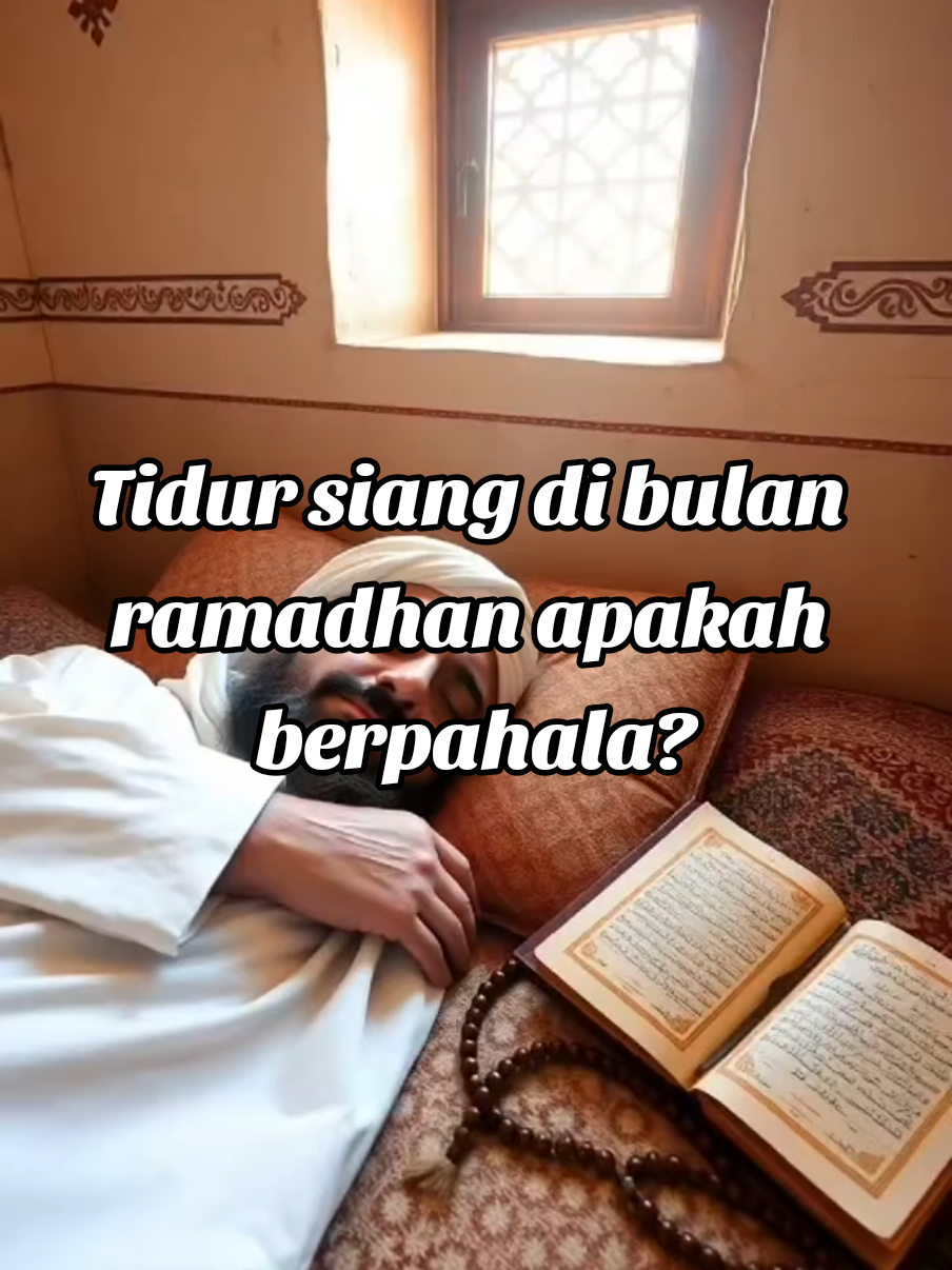 Tidur siang di bulan ramadhan apakah berpahala? #puasa #puasaramadhan #ramadhan2025 #tidursiang #tidurdisiangramadhan #amalanramadhan #foryou #foryoupage #kisahislami #sahabatnabi #rasulullah #iloverasulullah #lewatberandafyp #lewatberanda #fyp 