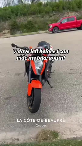 7 days look like an eternity!#bike #biker #quebec #fyp #moto #motard #motards #fypシ゚ #motorcycle 