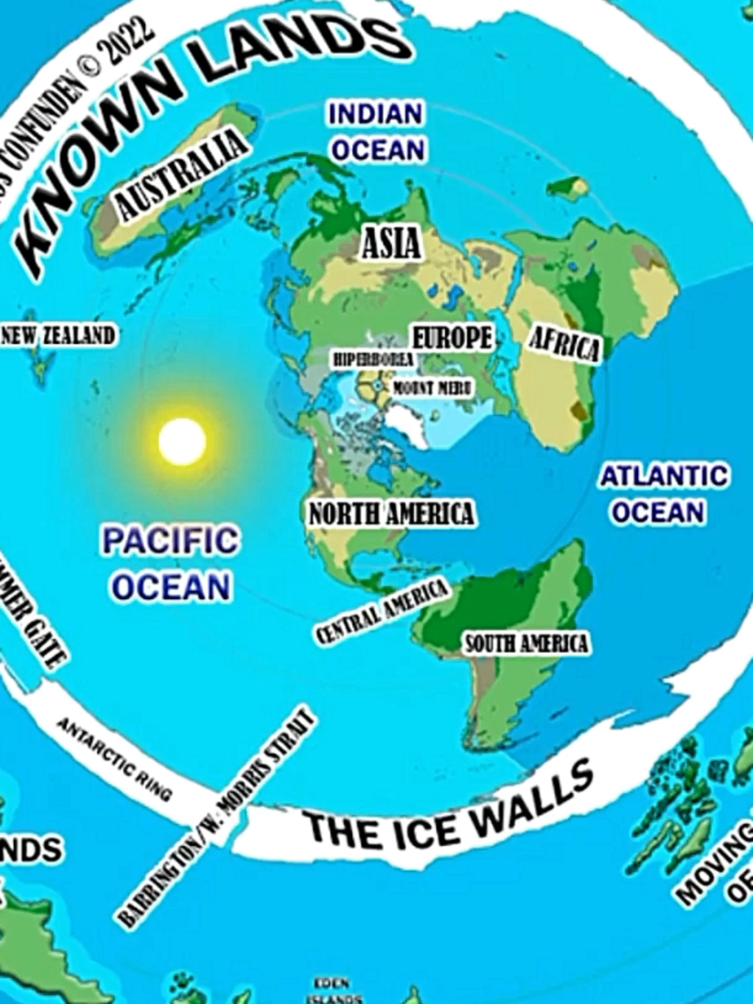 Mapa De la Tierra Plana y la Extra-Tierra #TierraPlana #Antartida #MurodeHielo #TierraInfinita #SistemaSolar #Nasa #fyp #paratiiiiiiiiiiiiiiiiiiiiiiiiiiiiiii #earth