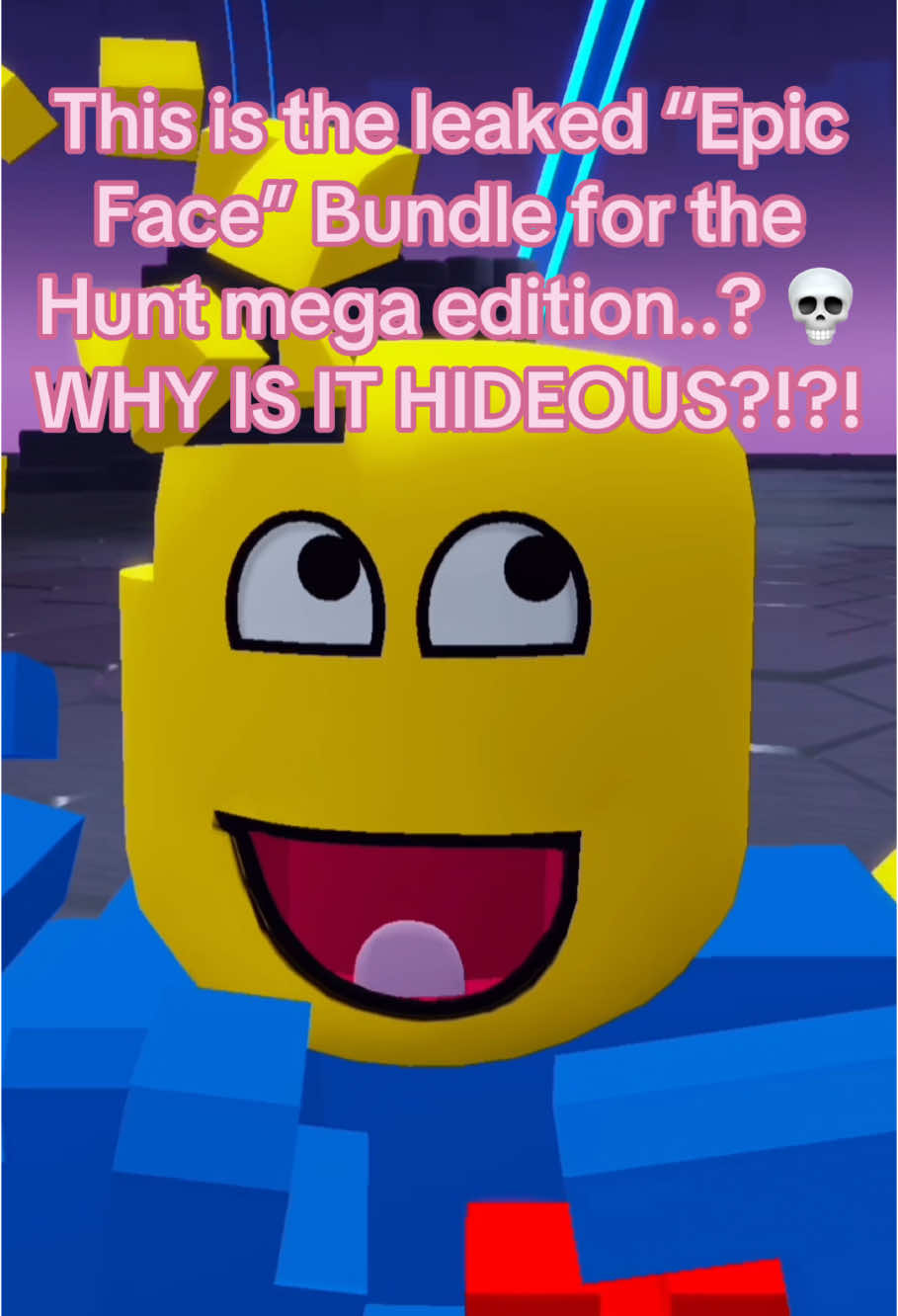 Id rather have that korblox bundle again from last year. #roblox #robloxfyp #robloxthehunt #thehunt #robloxnews #robloxevent #thehuntroblox #robloxtiktok #epicface #robloxlimiteds 