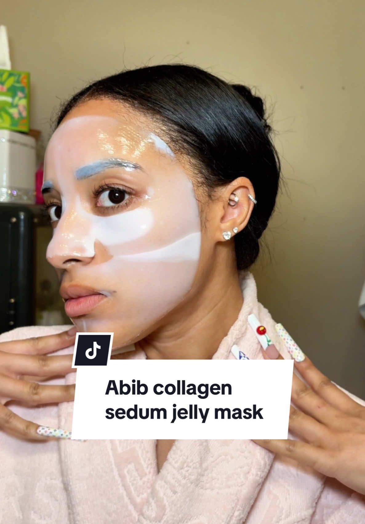 yall know the drill!! @Abib Cosmetics gets me right 💦 #kbeauty #koreanskincare #skincare #hydration #abibambassador #abibcrew #CollagenMask #SkincareRoutine #SheetMaskChallenge #fyp 