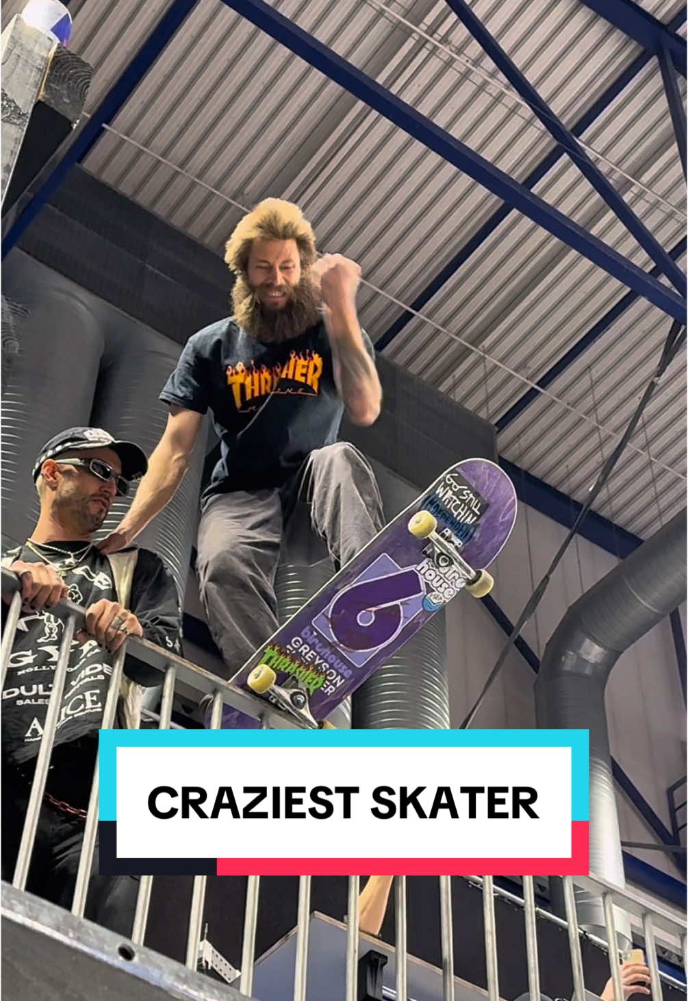 THAT WAS INSANE!! Greyson Fletcher Drop In from the Top to de Bank 🔥 at #SimpleSession 25 in #tallinn #estonia 🇪🇪 #skate #crazy 