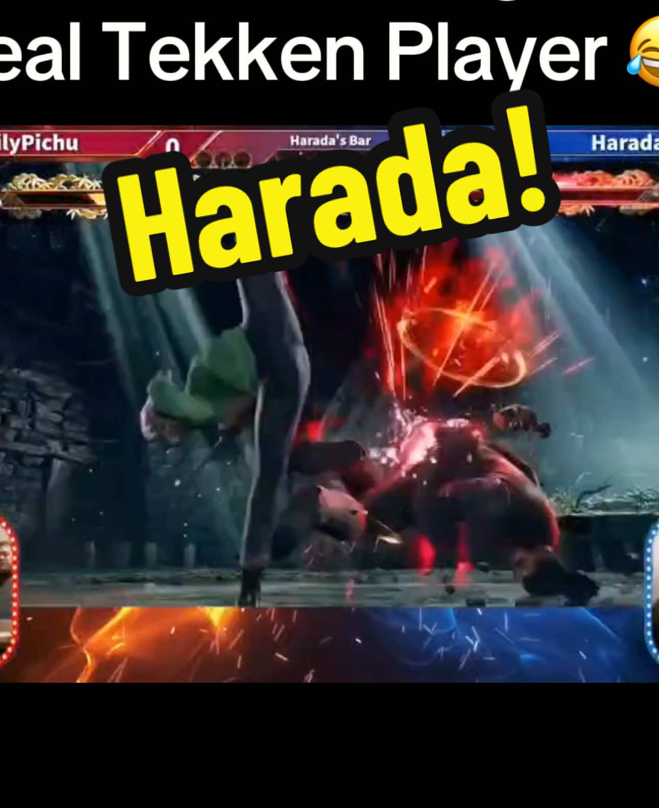 Harada said “What the f***!” Like English was his first language 💀 #gaming #Tekken #tekken8 