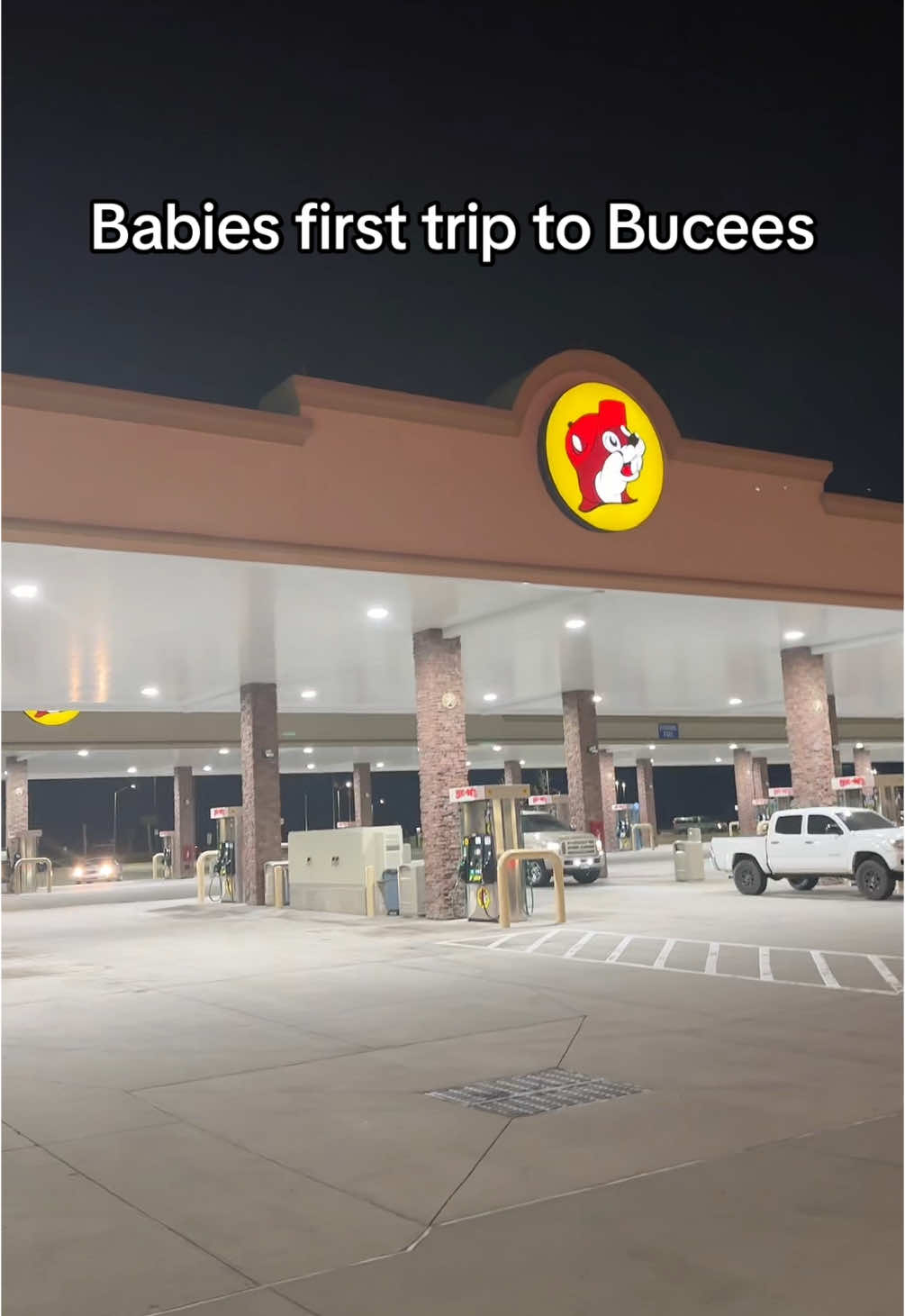 Baby’s first trip to Bucees #babies #babyboy #bucees 