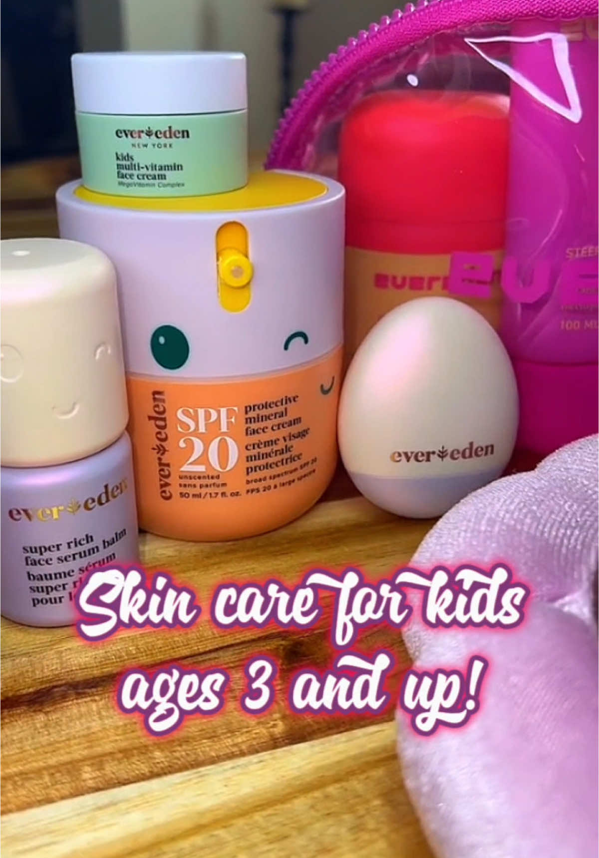 Make sure the skin care you’re buying for your littles is safe for their baby skin! #evereden #springtok #skincare #kidsskincare