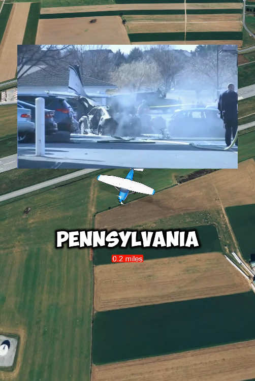 The Shocking Truth Behind Pennsylvania Plane Crash #fyp #foryou #planecrash #rip #usa 