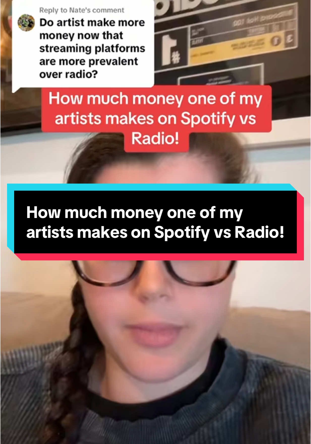 REPOST! How much money one of my artists makes on Spotify vs Radio! #fyp #fypシ #musicindustry #musicbusiness #musiciansoftiktok #spotify #musicroyalties #musicpublishing #siriusxm #musicindustrysecrets #musicindustrytips #spotifystreams 