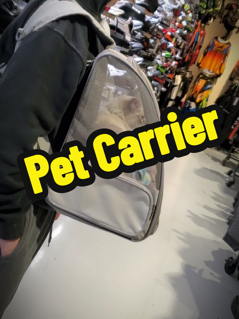 This has been hands down the best carrier for our travel cat!  #petcarrier #pets #catcarrier #backpack #travelbag #TikTokShop #petaccessories 