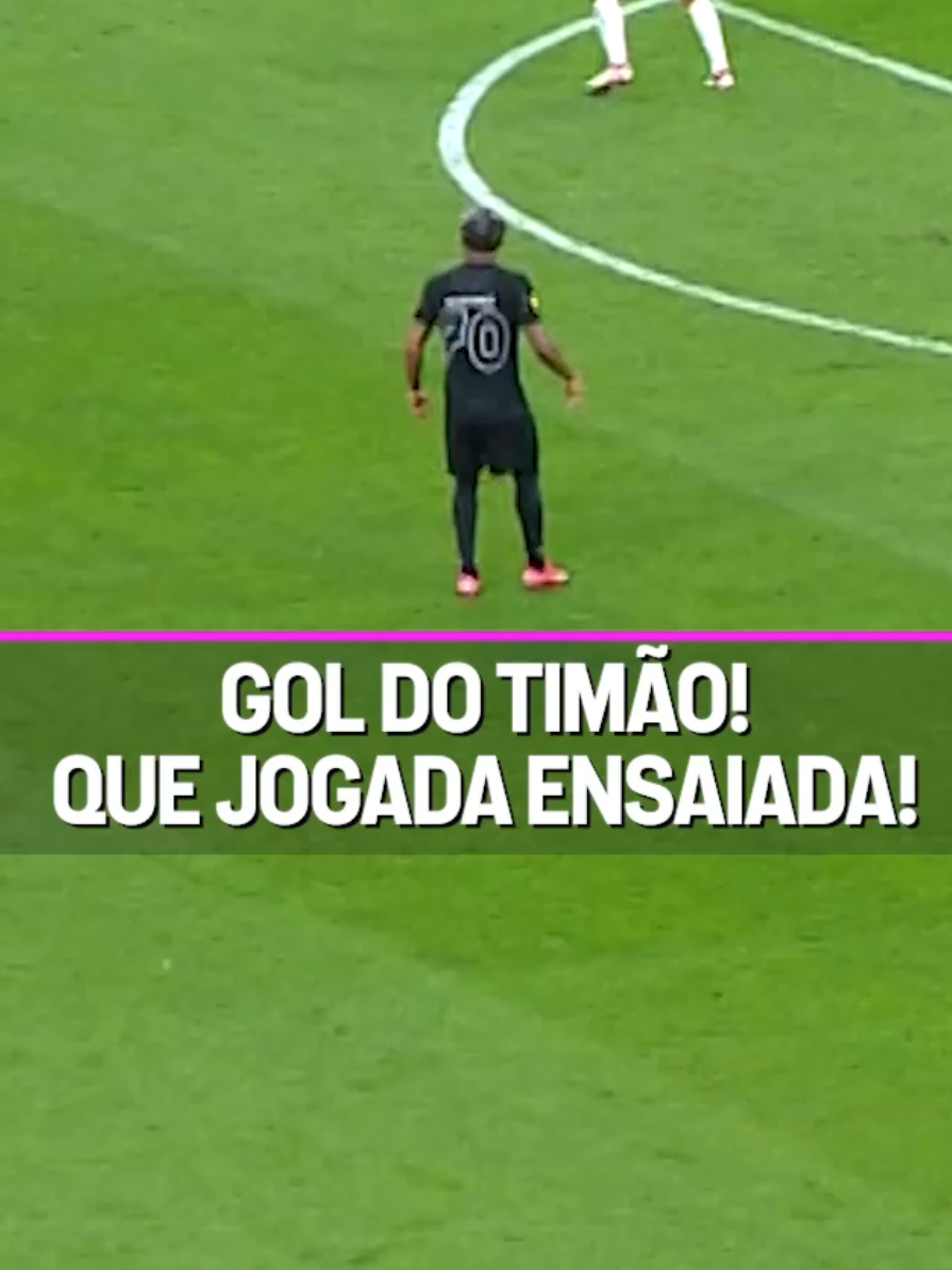 QUE JOGADA ENSAIADA! O Memphis achou o Yuri Alberto e o centroavante abriu o placar pro Corinthians no clássico contra o Santos. #corinthians #santos #Tiktokesportes #foruyou #footballtiktok #gol #goal #highlight #yurialberto 