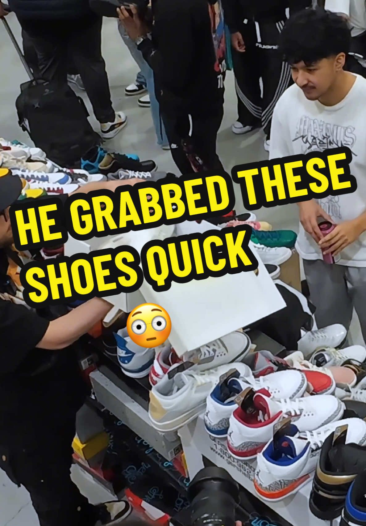 He Could NOT Pass These Jordans Up 😂 #fyp #foryou #foryoupage #fypシ #trending #reseller #resell #yeezy #jordan #viral #sneakers #sneakerhead #sneakerreseller 