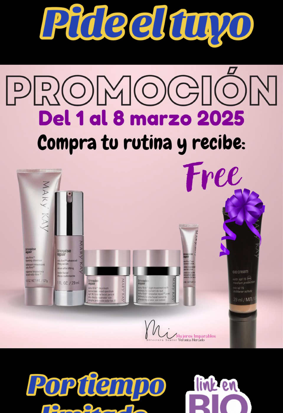 Pide tu juego de cuidado de la piel favorito y llévate gratis Tu CC Cream Foundation!!! Solo por tiempo limitado! este mes de Marzo. Corre Que se acaban!  Promoción con cantidades limitadas, Llámame si necesitas una y te la hago llegar hasta la puerta de tu casa.   Rosalia Vieyra CBIMK watsapp 832-245-7267  www.marykay.com/rosaliavieyra  Envío Gratis!!! Con tu orden de $75 en los Estados Unidos y regalo con compra 🎁, Free EZ SHIPPING all USA!!! In $75 purchases and Free Gift 🎁  ##rosaliavieyracbimk##marykay##regaloconcompra##cccream##cccreamfoundation##basedemaquillaje##maquilleligero##makeup##maquillaje##especiales##especialmarykay##especialdemarzo##timewise##timewiserepair##clearproof##acne##arrugas##wrinkles##wrinklesbegone##skincare##cuidadodelapiel##tratamientodelapiel##juegodecuidadodelapiel