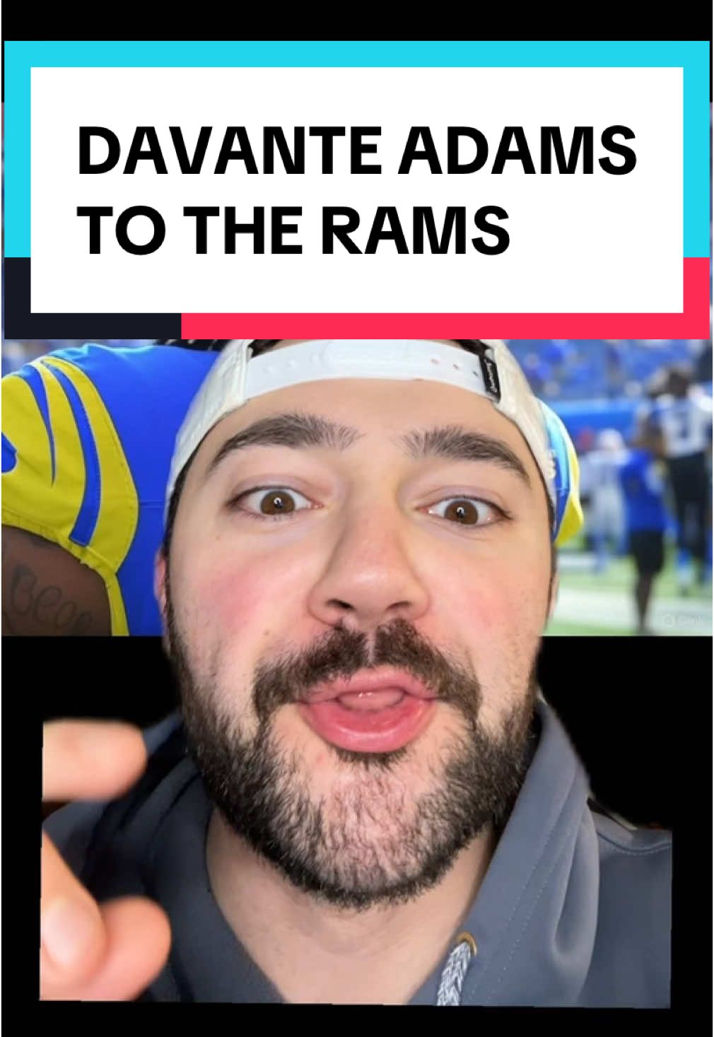 DAVANTE ADAMS IS GOING TO THE LOS ANGELES RAMS TO PLAY WITH MATTHEW STAFFORD AND PUKA NACUA. #breakingnews #nfl #football #freeagency