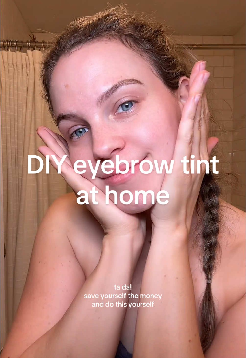 DIY eyebrow tint at home! Using @Refectocil, this is seriously so easy, saves me so much money #creatorsearchinsights #diybeauty #eyebrows #eyebrowtinting #eyebrowtint 