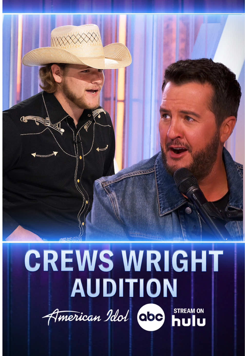 @Luke Bryan & @Crews Wright Music bring the honky tonk vibes with a George Strait duet! 🤠🎶 #CountryMusic #AmericanIdol