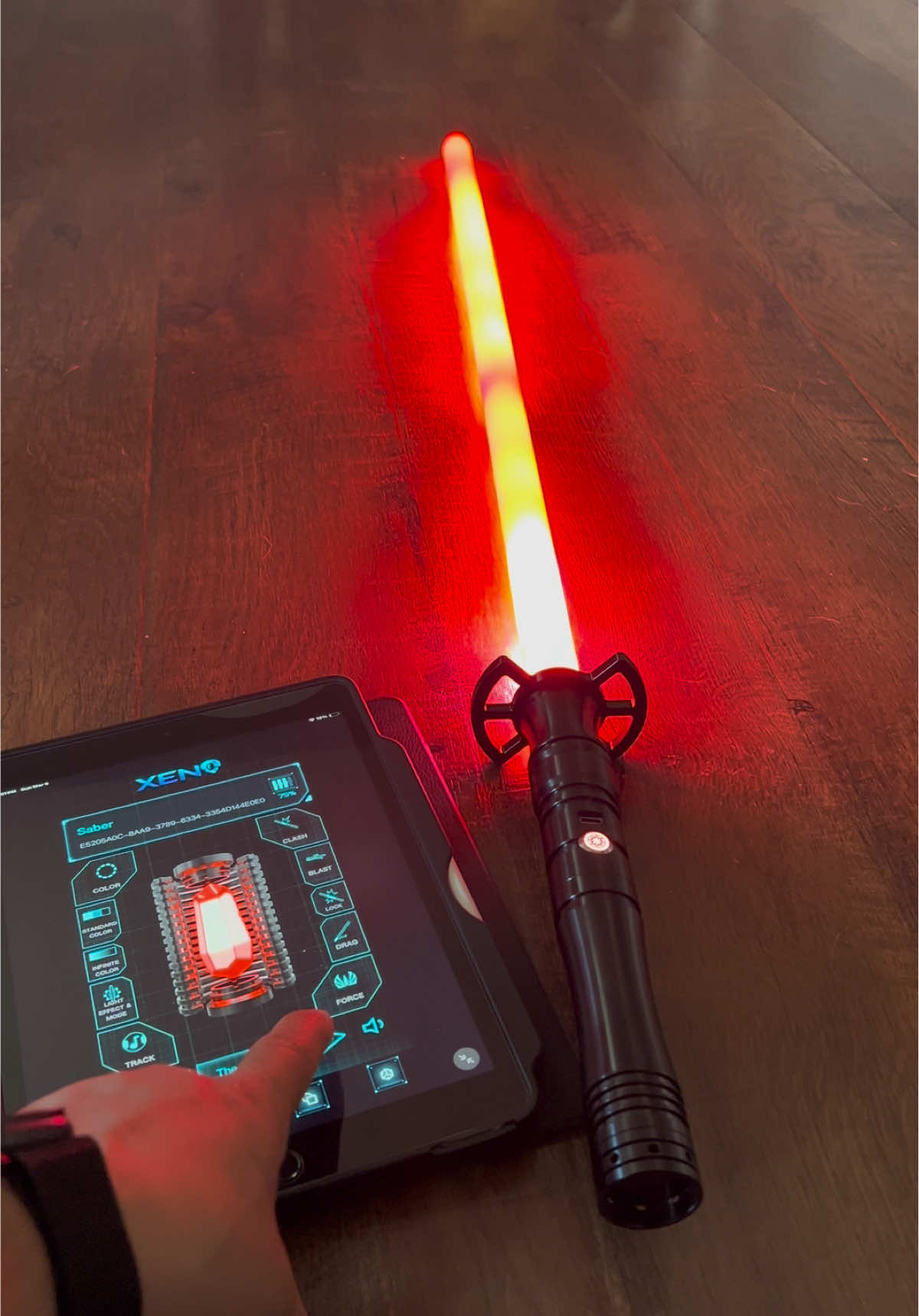 DAMIENSABER LIGHTSABER BEST HEAVY DUELING LIGHT SABER FOR COMPETITION XENOPIXEL V3 LONG HILT 25.6CM. #TikTokShop #youneedthis #musthaves #giftideas #coolgadgets #lightsaber #maythe4thbewithyou #maytheforcebewithyou #starwars #darkside #cosplay 