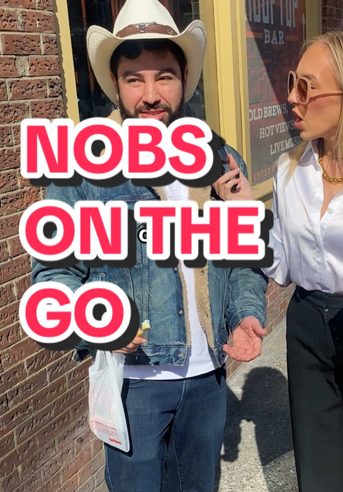 Brushing with NOBS on the go? #streetinterview #toothpastetablets 