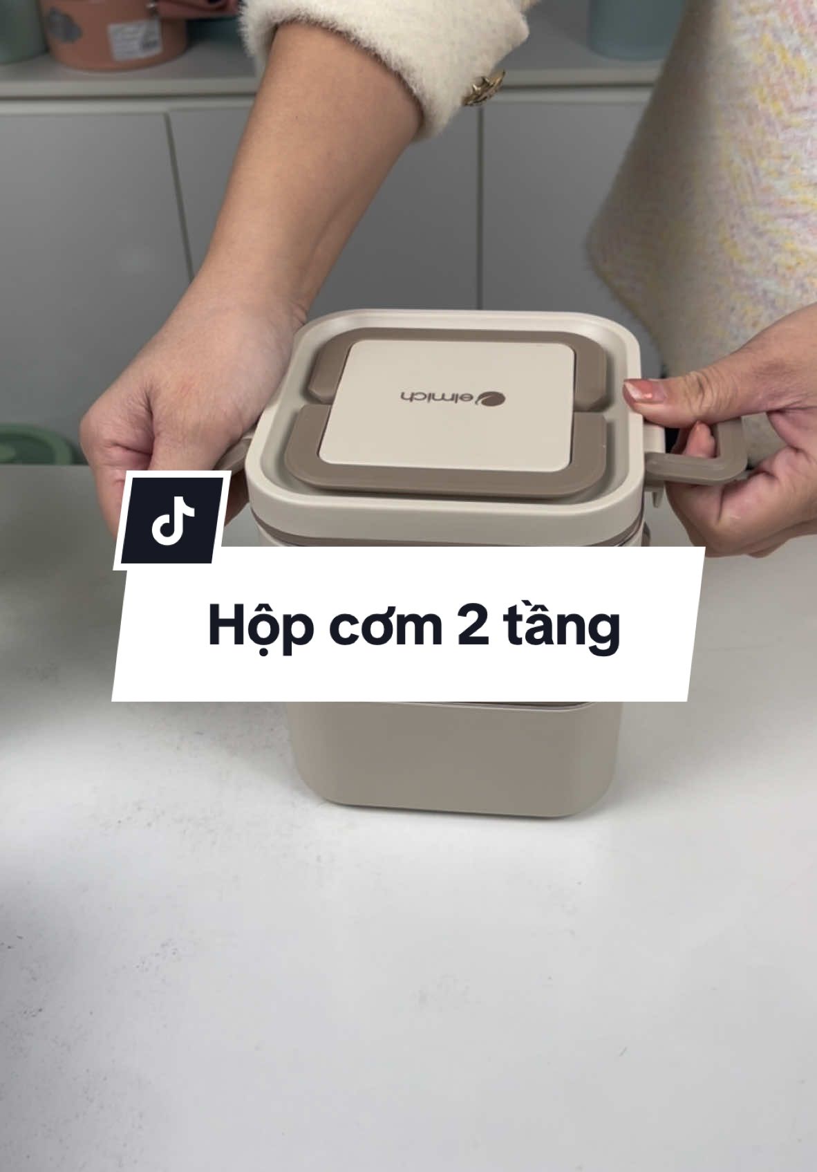 Hộp cơm 2 tầng mẫu mới , nhỏ xinh , gọn gàng #elmich #xh #hopcom2tang #hopcomvanphong 