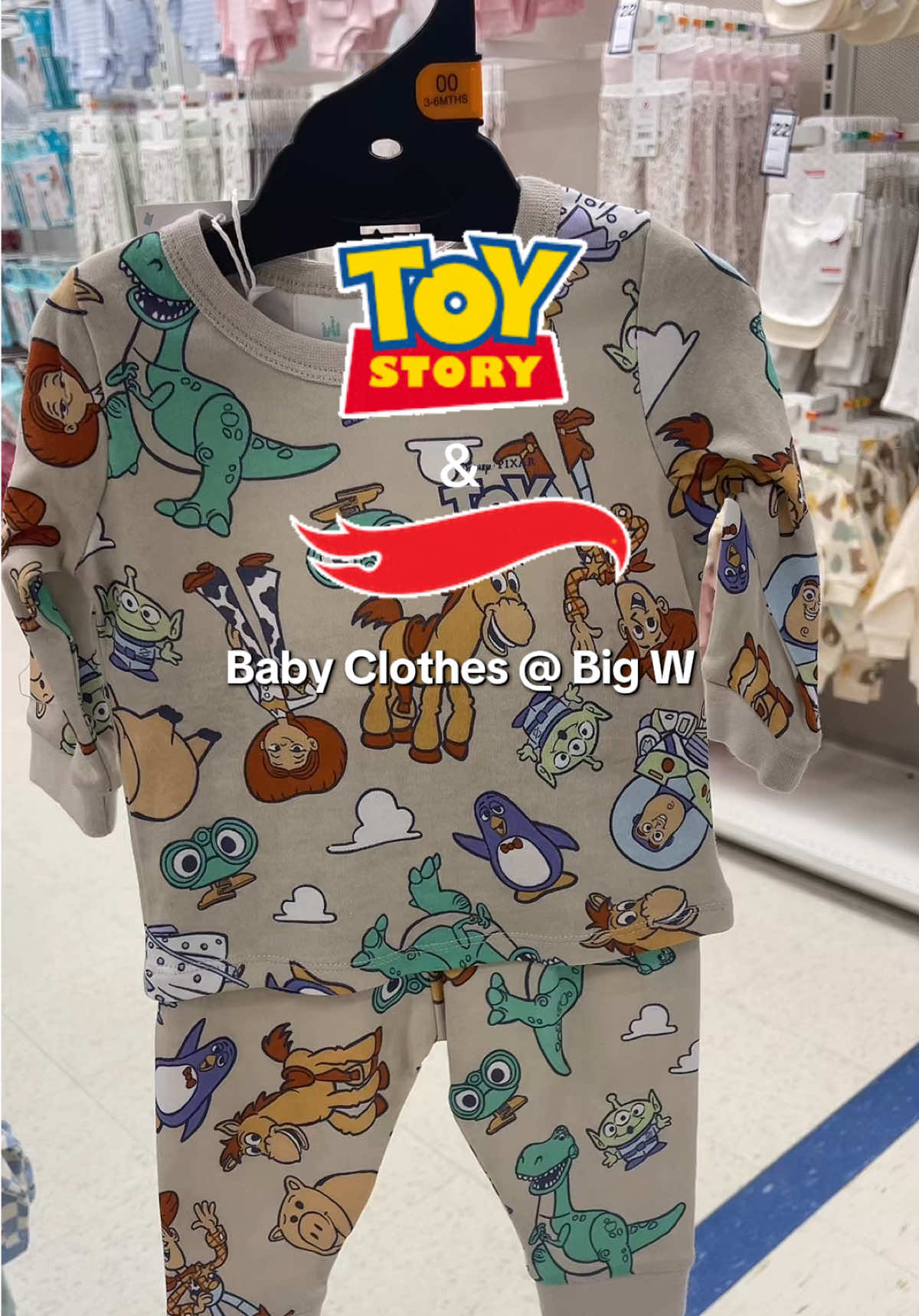 Toy Story is my fav childhood movi so being able to dress Oscar in these is so fun 💛 The Hot Wheels stuff is also cute as #toystory #toystoryclothing #babyclothes #aussiemums #aussiemumsoftiktok #toystoryclothing #hotwheels #babyboy #boyclothes  @BIG W Australia 