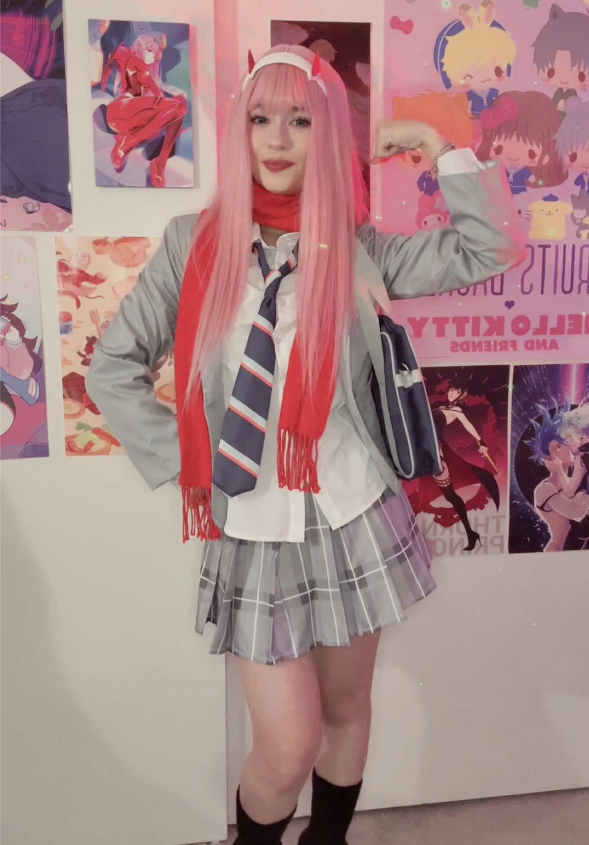 zero two is back!💕 #zerotwocosplay #darlinginthefranxx #002 #002cosplay #zerotwo #ゼロツー #ダーリンインザフランキス #anime #foryou #zerotwoxhiro 