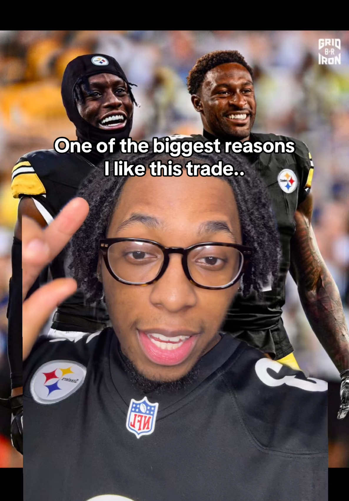 TWO NO NONSENSE GUYS! Pickens & Metcalf are going to be menaces on the field together😂😂 #georgepickens #dkmetcalf #steelers #pittsburghsteelers #pittsburgh #nfl #nflfootball #pghjay 