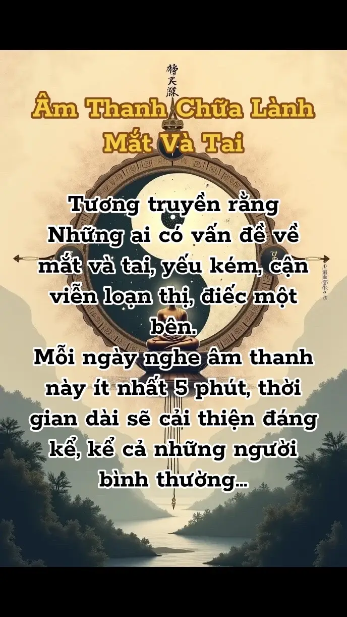 Âm thanh chữa lành mắt và tai