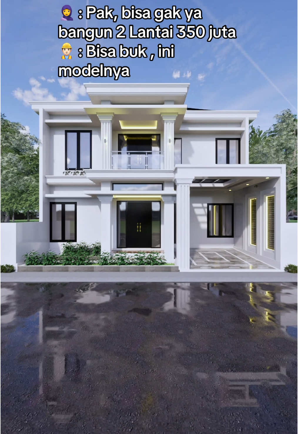 Desain Rumah 2 lantai Budget 350 jutaan #rumah #rumahminimalis #rumahmodern #rumahminimalismodern #rumahmodernminimalis #rumahklasik #rumah2lantai #rumahidaman #rumahmewah #tiktokviral #viral #fyp #fypシ゚ 