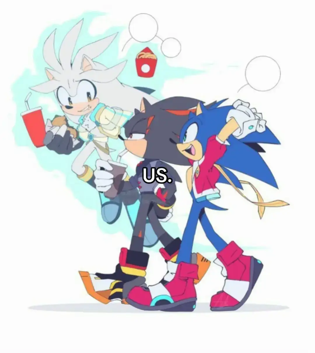 Silver Sonic and Shadow are the best friends and the three hedgehogs in the Sonic universe are the best there is no one!!!