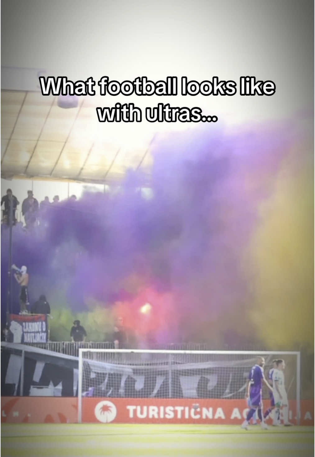 Both Maribor Viole and Olimpija Green dragons ultras groups both protested new ultra “laws” in Slovenia with a 30 minute silence in the Slovenian derby to show the Slovenian FA what football looks like without fans and what it looks like with fans…I think it worked 