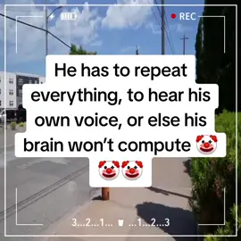 He has to repeat everything, to hear his own voice, or else his brain won’t compute 🤡🤡🤡 #foryou #copstiktok #copsoftiktok #policeofficer #fyp #foryoupage❤️❤️ #Police #cops #arrested 