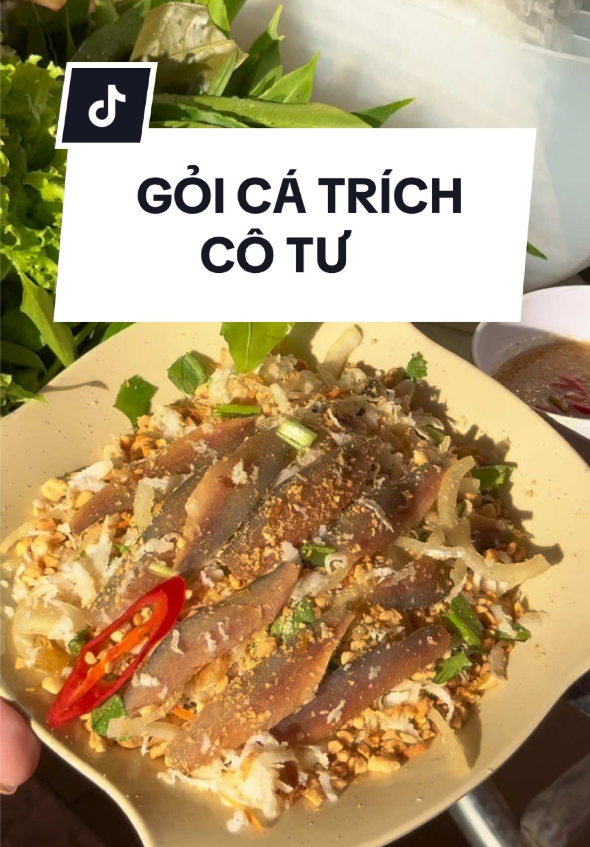 Gỏi cá trích cô Tư đặc sản Phú Quốc 