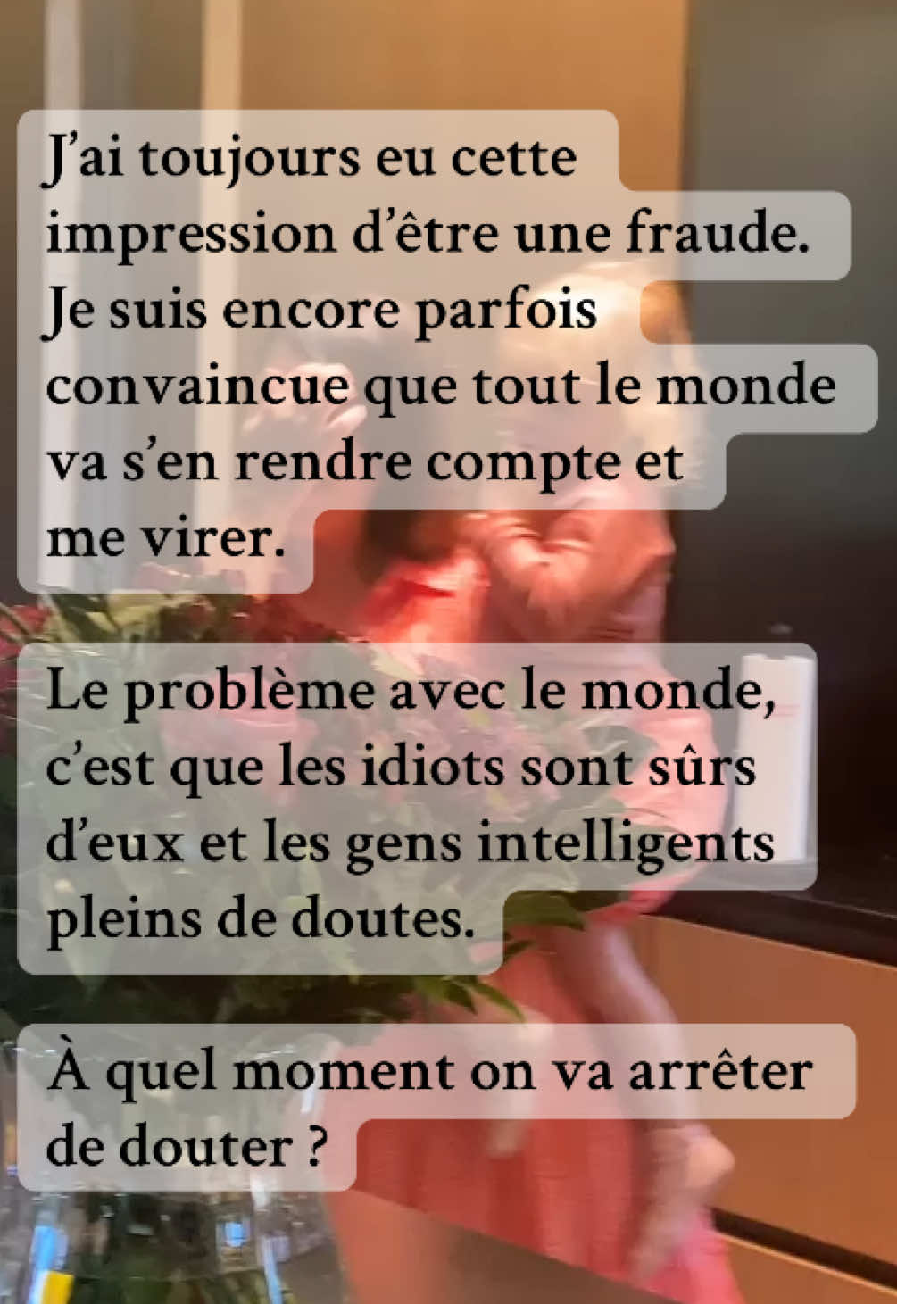 Le syndrome de l’imposteur dans toute sa splendeur 🥰