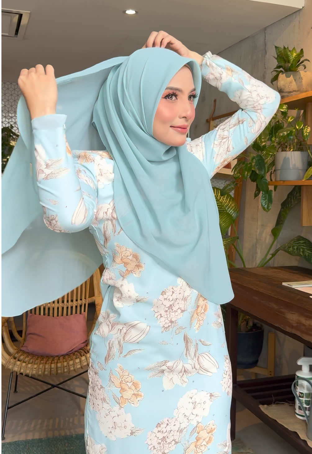 Tutorial Bidang 48 Bawal Shawl Anti-Drapping Cutting 'W' 😱😍