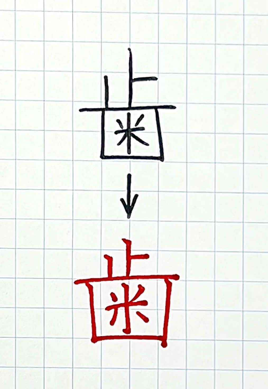 １分でできる「歯」の矯正はこちら💁‍♀️🦷 本が出ました▶︎『365日の美文字練習BOOK』 詳細はプロフィールから🩷 #ペン字  #ペン習字  #硬筆  #美文字  #書き方  #calligraphy  #楷書 #歯