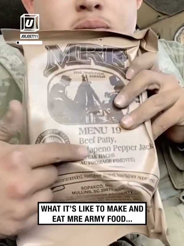 Delicious!! 🤤😲  🎥: @joejoe7711  #UNILAD #delicious #Foodie #millitary #MRE #meals