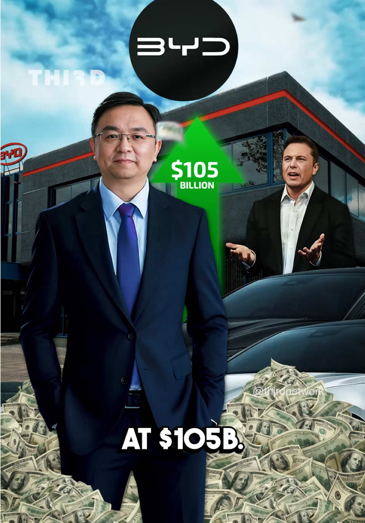 How BYD Is Beating Tesla 🚘🔋 #byd #buildyourdreams #buildyourdream #bydcars #chinesecar #chinesecars #cars #founder #founderstory #billionaire #ragstoriches #selfmade #selfmademan #chineseentrepreneur #chinesebillionaire #chinese #electriccar #electriccars #tesla @ByD 