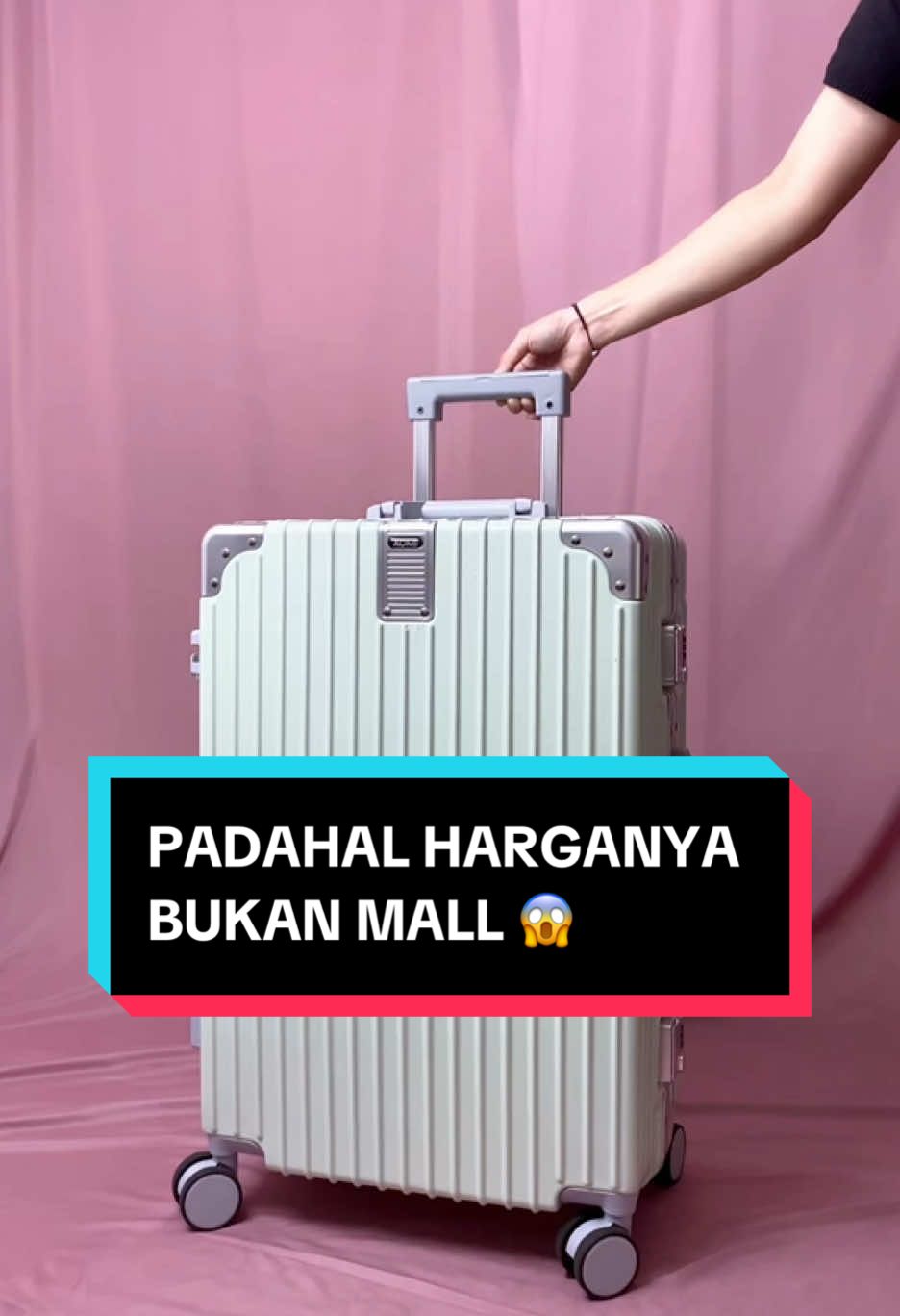 Ternyata koper yang di Mall harga jutaan itu, ini tapi harga terjangkau banget 😱 #kopermudik #koperaluminium #mudik #lebaran2025 #packing #fyp 
