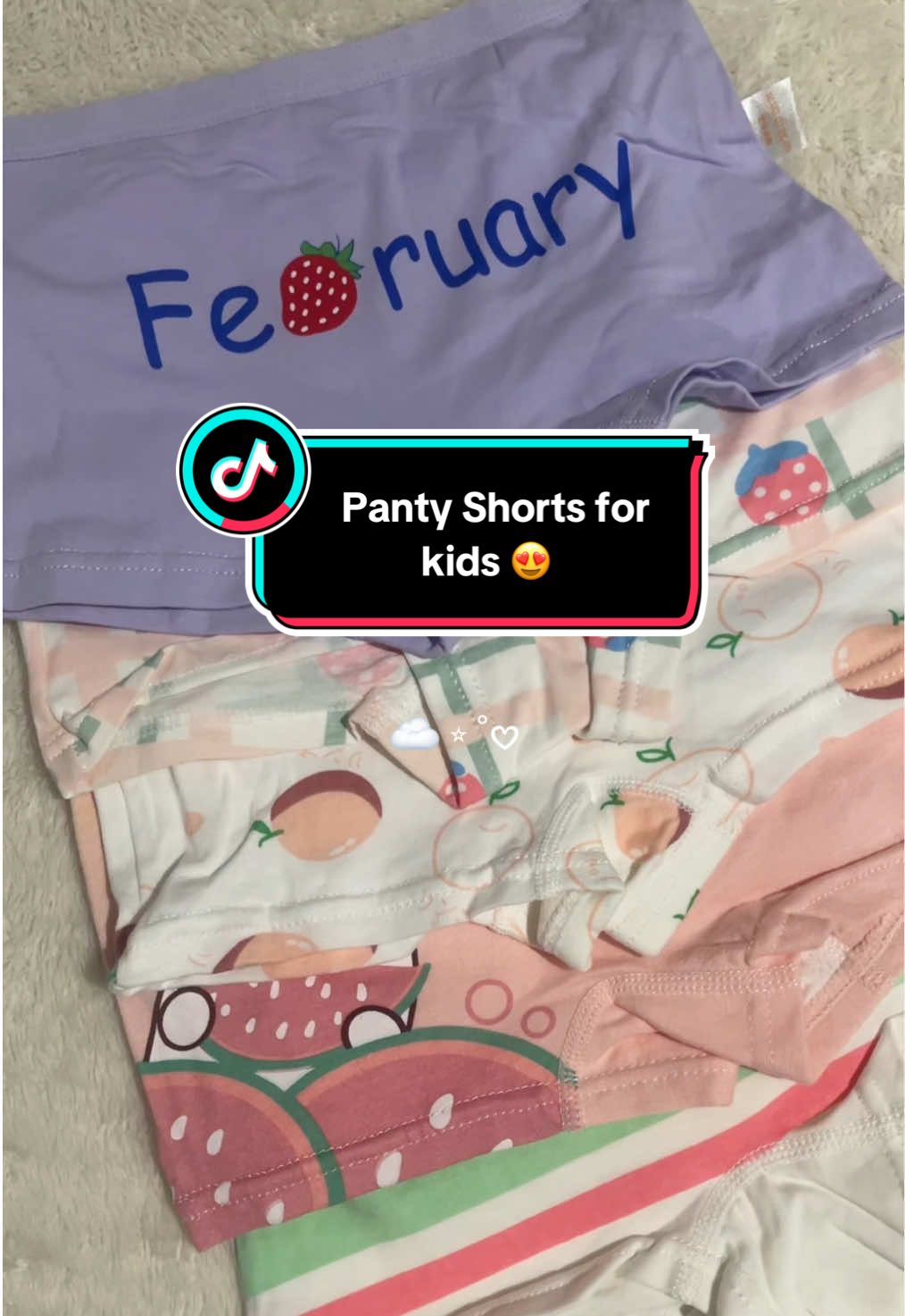 Panty Shorts for Kids Girl . Ganda ng quality 😍✨ Check out na guys 🛒 #pantyshortsforkids #goodquality #fyp