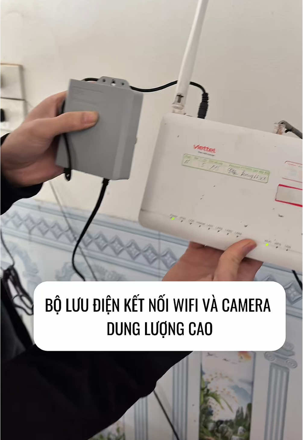 Mỗi khi mất điện không lo bị ngắt kết nối wifi hay camera nữa nhé #taphoacohuongvpp #boluudien #boluudienwifi #boluudiengiadinh #boluudiencamera #pinluutru 