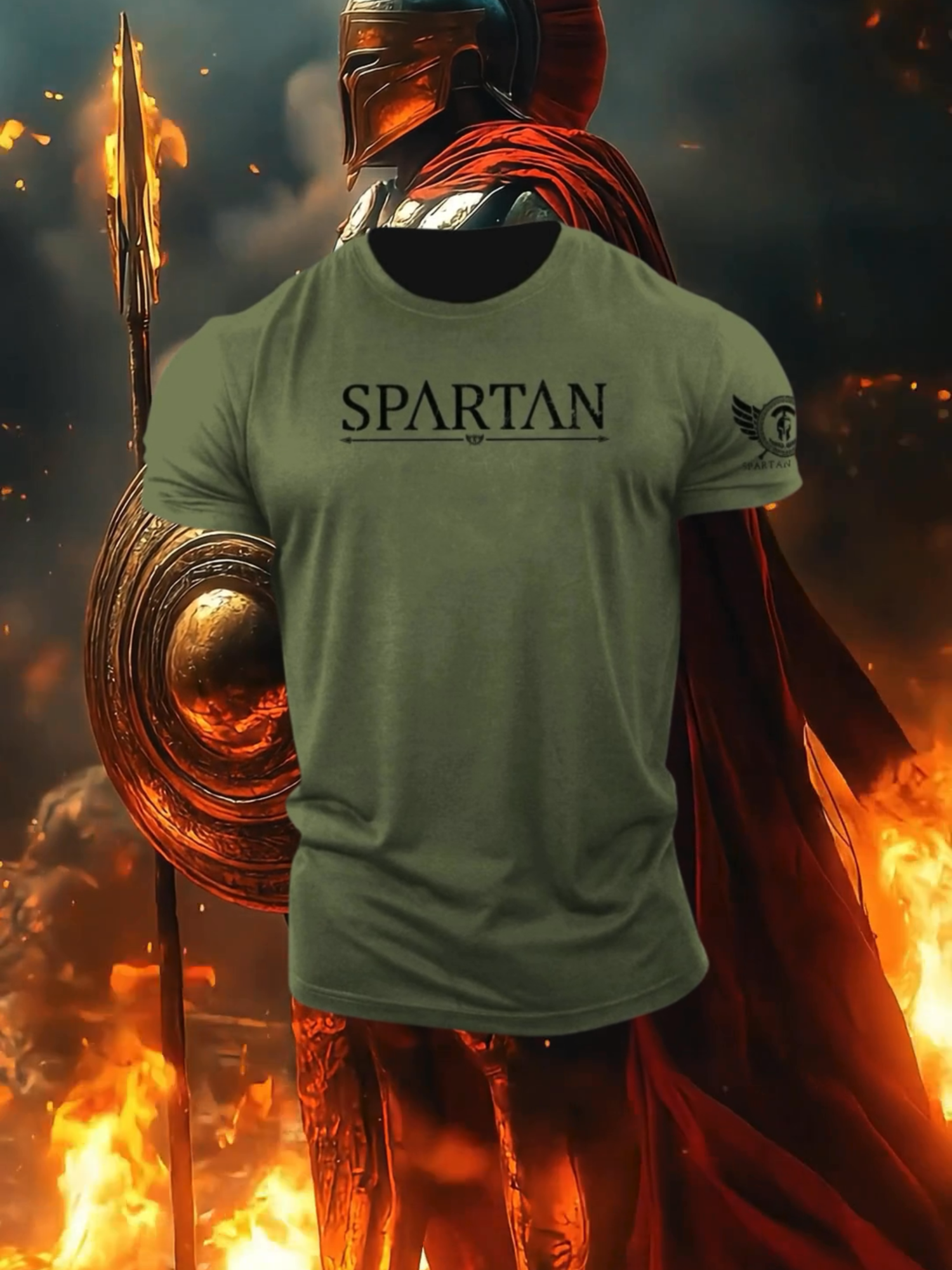 Spartan Combat T-shirt #gymfit #spartan