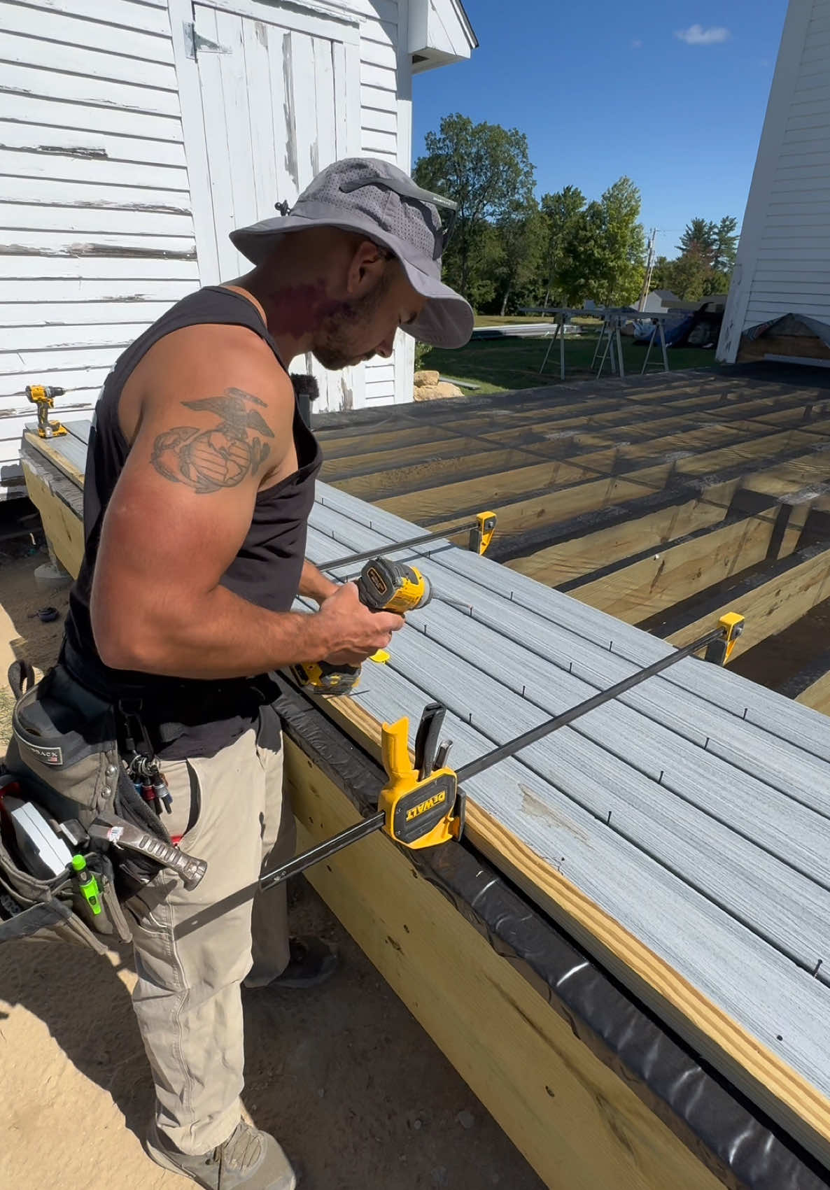 Perfect deck boards.  #remodel #construction #homerenovation #bathroom #howto #tools #DIY #carpentry #construction #homeremodeling #hgtv #tooltips #constructiontips #diytools 