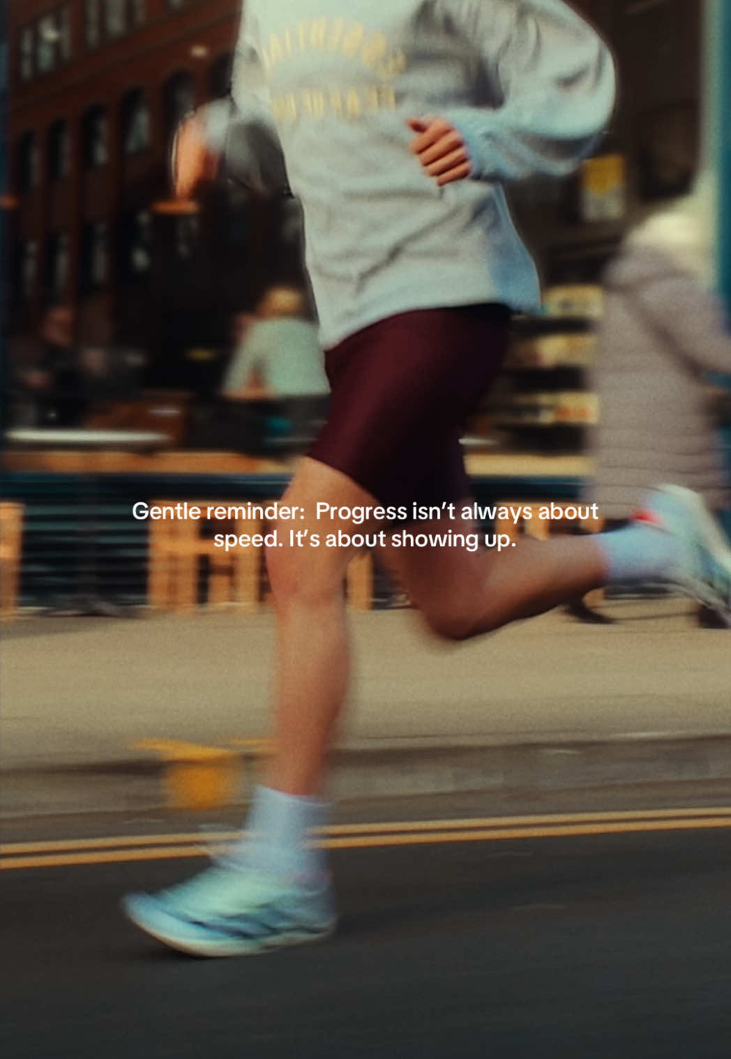 Gentle Reminder: Progress isn’t always about speed. It’s about showing up. #gentlereminders, #SelfCare, #MentalHealth, #positivity, #inspiration #Running #runtiktok #creatorsearchinsights 