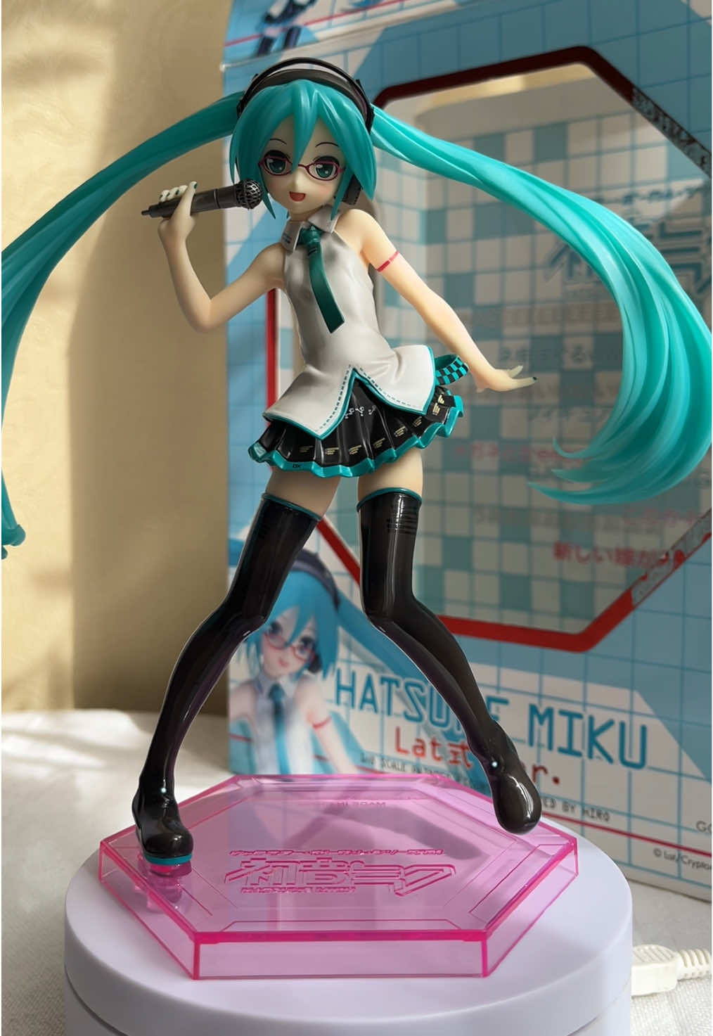 Hatsune Miku Lat-Type Ver. 1/8 Scale Figure  цю малечу можна придбати у нас в інстаграмі 🎀 #анімемагазин #аніме #hatsunemiku #vocaloid #хатсунеміку #вокалоїд #укртікток 