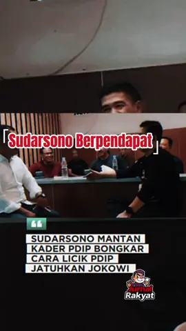Partai Wong Cilik isinya Wong Licik - Sudarsono #news #tiktoknews #indonesia #beritatiktok #pdip #pdiperjuangan #jokowi #prabowo #fyp #fypage  