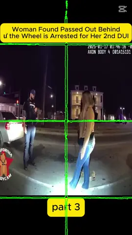 Woman Found Passed Out Behind the Wheel is Arrested for Her 2nd DUI #cops #copsoftiktok #copsontiktok #copstiktok #police #policeofficer
