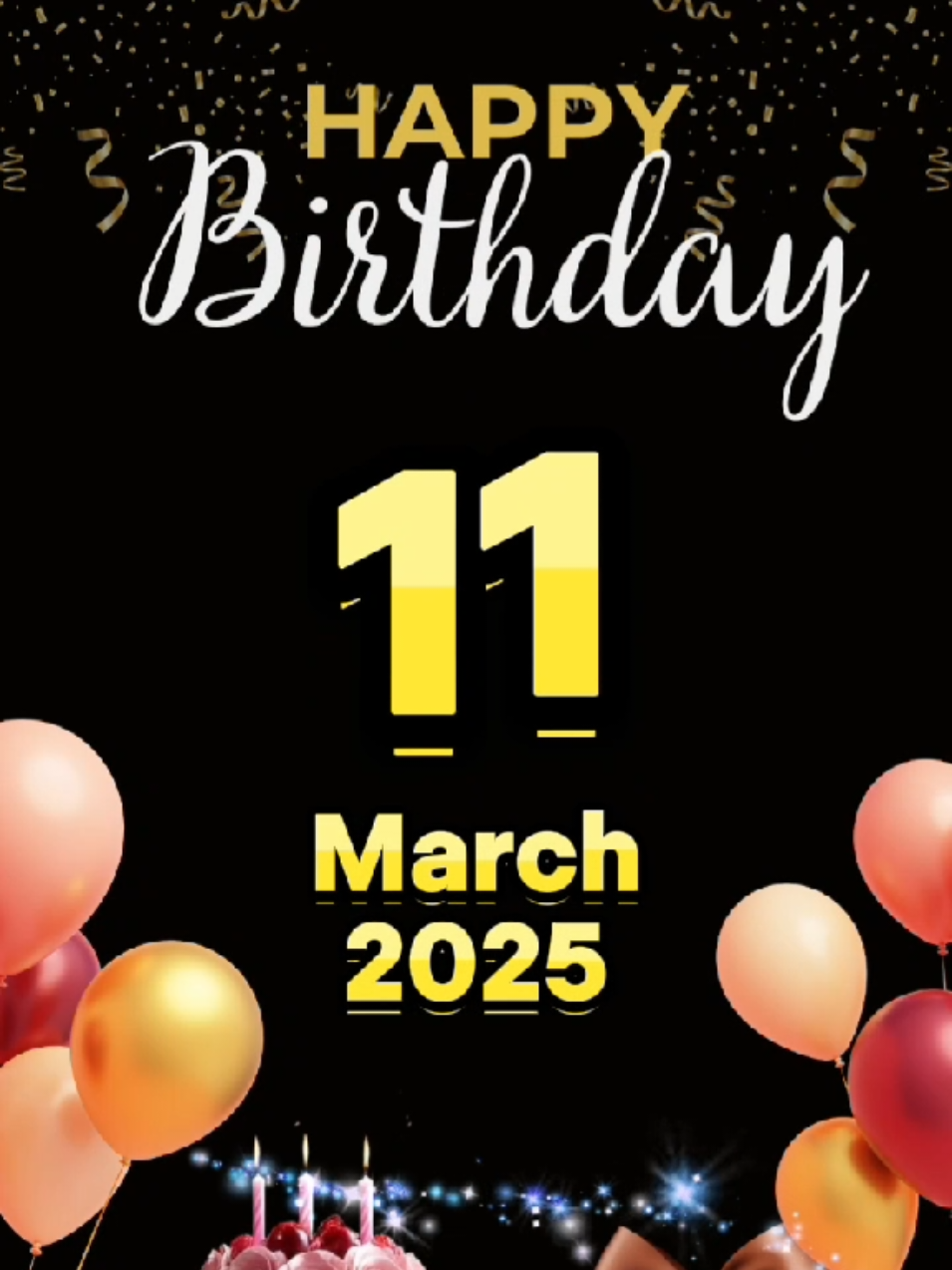 11 March 2025 .Happy Birthday To You . Happy Birthday Song REMIX!!! Thank you my old friends! It's a pleasure to welcome new friends! Thanks all of you to give so much of love To 