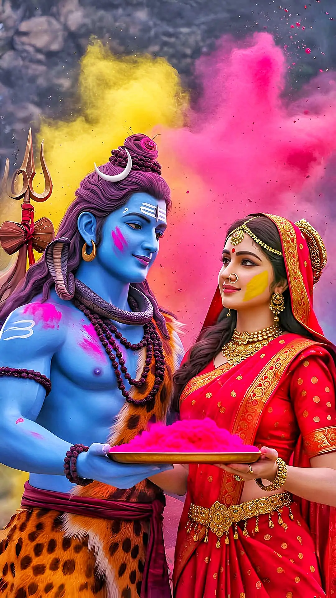 #fyp #mahadev #shankar #shiva #parvati #om #holi #holisong #holivideo