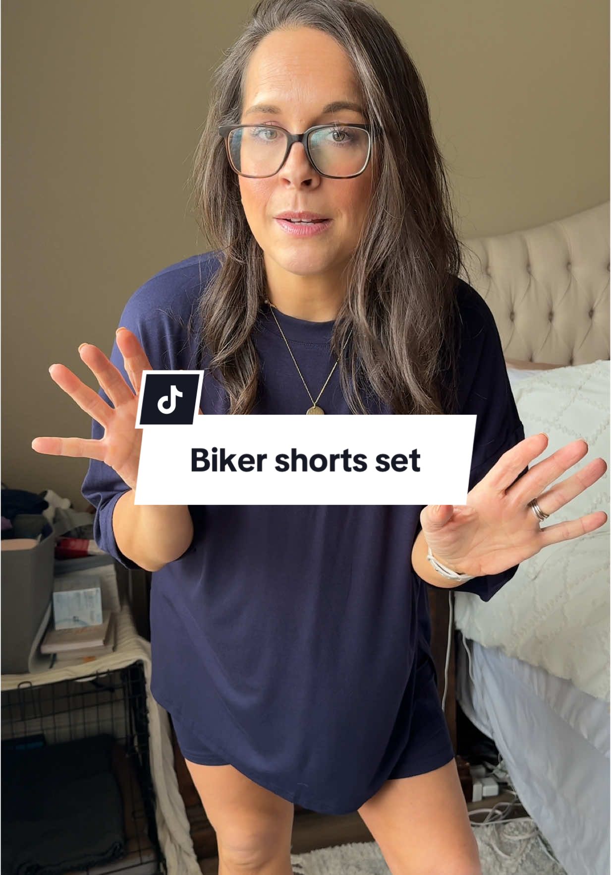 Replying to @pandoraspickles hope this helps! @PrettyGarden #bikershorts #bikershortsoutfit #outfitinspo #maternityfashion #postpartumoutfits #twopieceset #loungeset #springoutfit #summeroutfit #tiktokshopspringglowup #ttsfashionfam 
