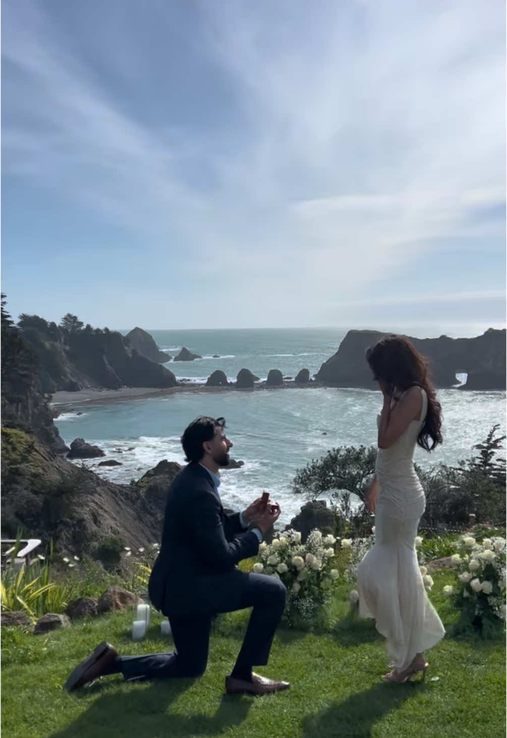 The dreamiest proposal 🥹💍🤍 I can’t wait to spend the rest of my life with you 