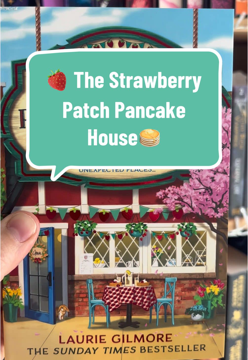 🍓🥞The Strawberry Patch Pancake House🥞🍓 Love the foiling on this book! Is anyone else excited to read the next book in the Dream Harbour series by @Laurie Gilmore because I am!! 😍 I have read all the books in this series and they’re fantastic! If you love a small town, cosy hallmark, classic romcom vibes these books are for you! Also the playlists for these books! 🎵 📚 🌟Can’t wait to get into this one! #BookTok #fyp #booktokcommunity #bookish #booktokcreator #booktokcontent #bookishtiktok #dreamharborseries #thestrawberrypatchpancakehouse #newrrlease #bookrecommendations #bookrecs #romancebooks #smalltownromance #cosyvibes 