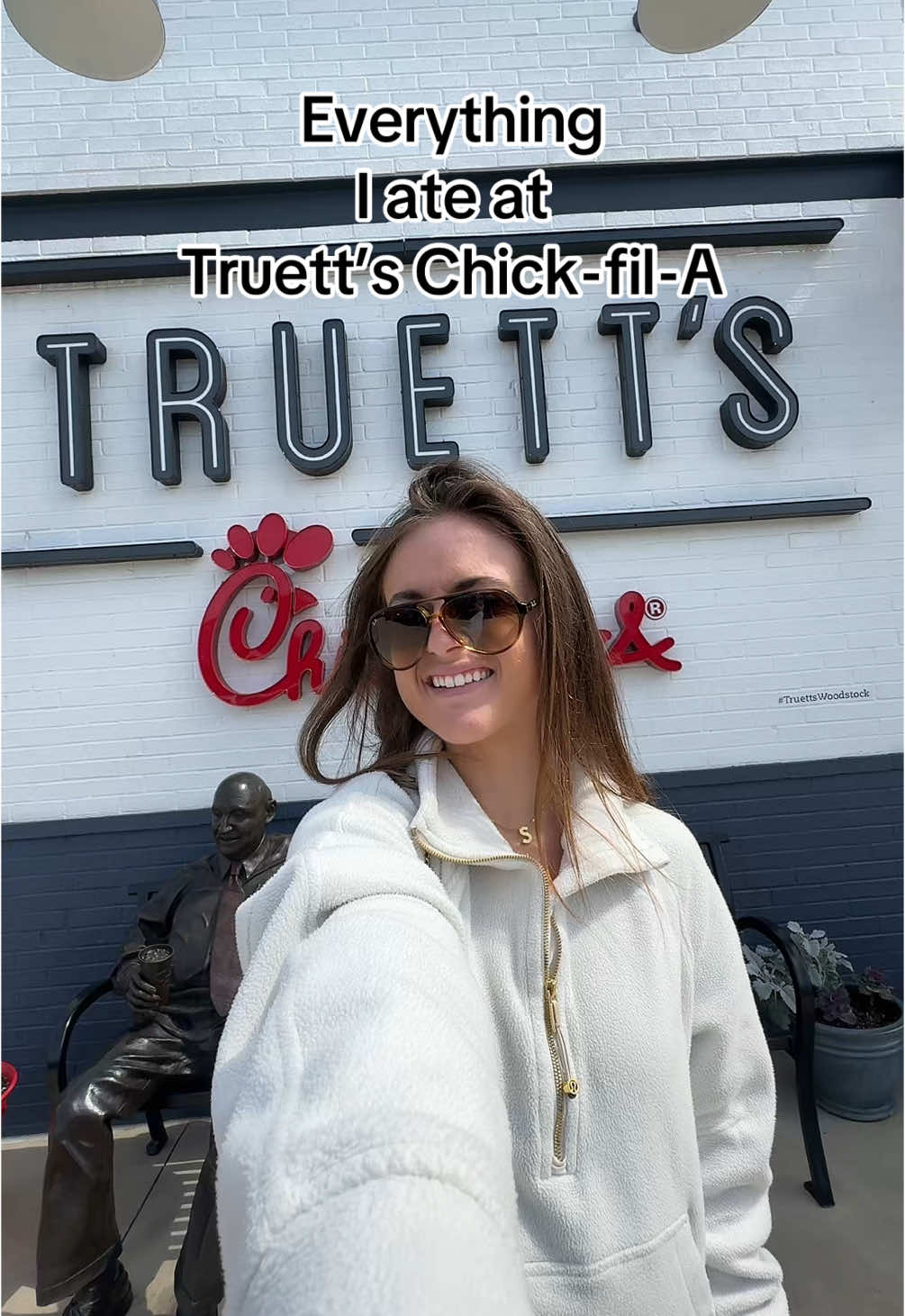 Everything I ate at Truett’s Chick-fil-A ❤️ Woodstock Georgia #truettschickfila #chickfila #chickfilaislife #chickfilachallenge #chickfilasecret #woodstockga #georgia #woodstockgeorgia #atlanta #eatwithme #chickfilabananapudding #cfa 